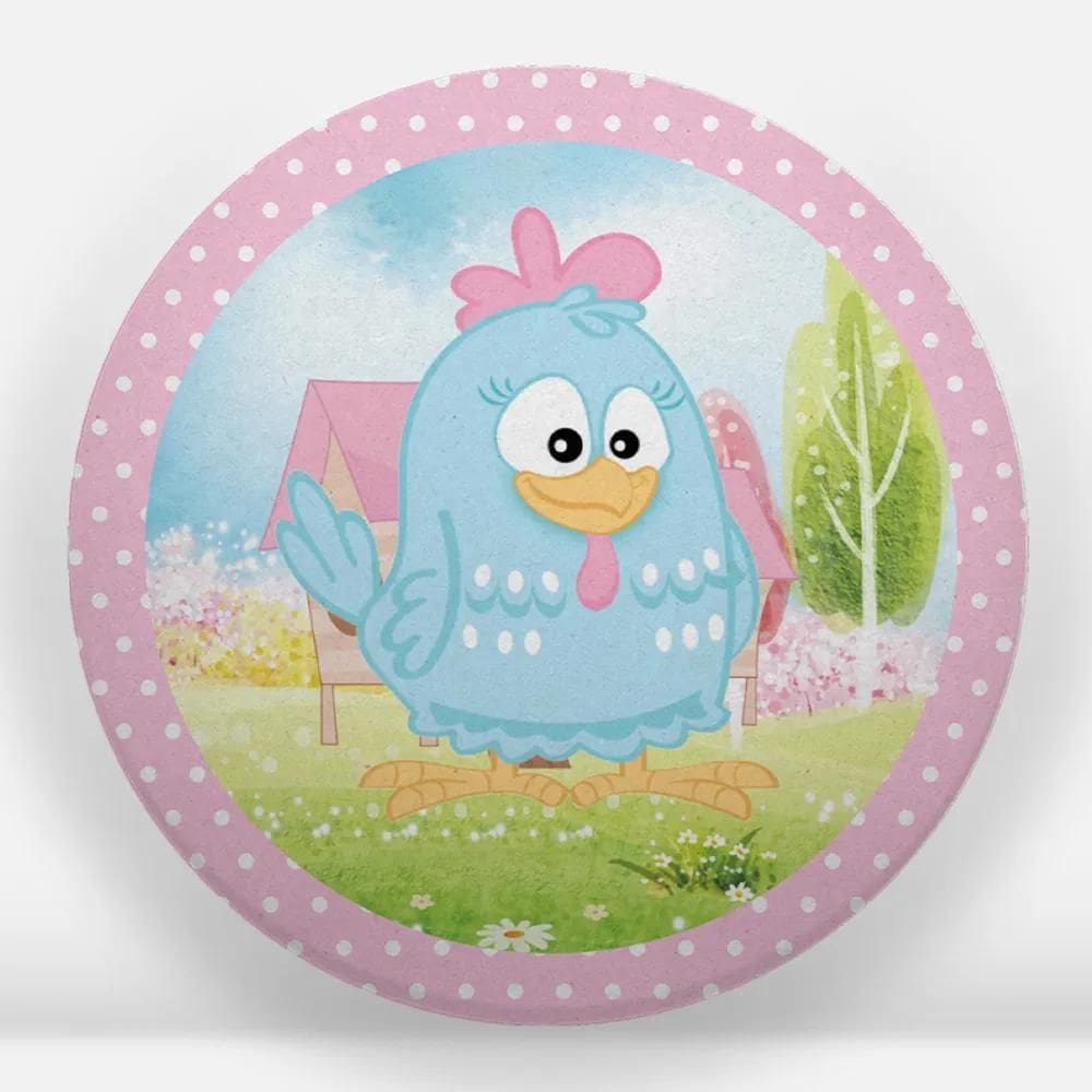 2X Painel De Festa Redondo Tecido 1,50 Vários Modelos