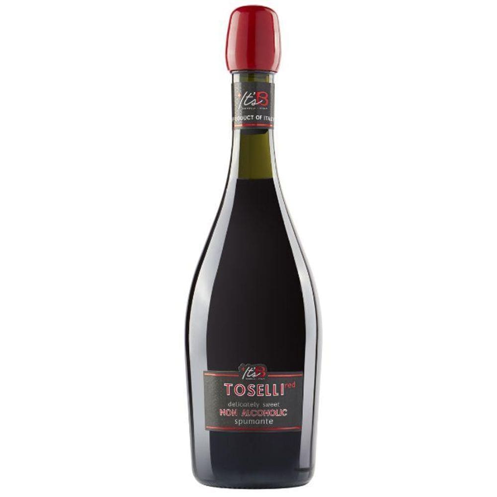 Espumante Sem Álcool Tinto Doce Moscato Toselli 750Ml Itália
