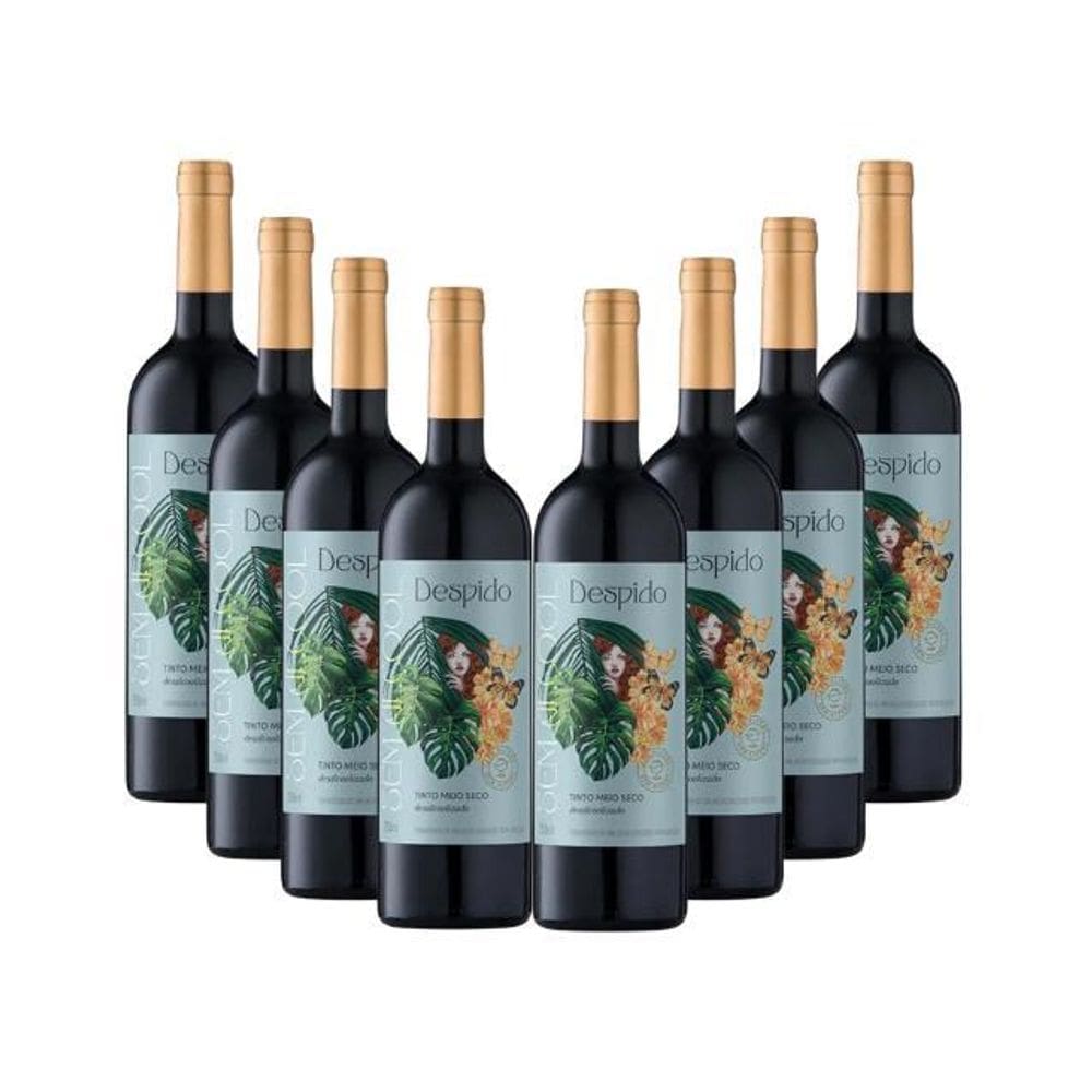 Combo De Vinhos Tinto Meio Seco Bordô Despido