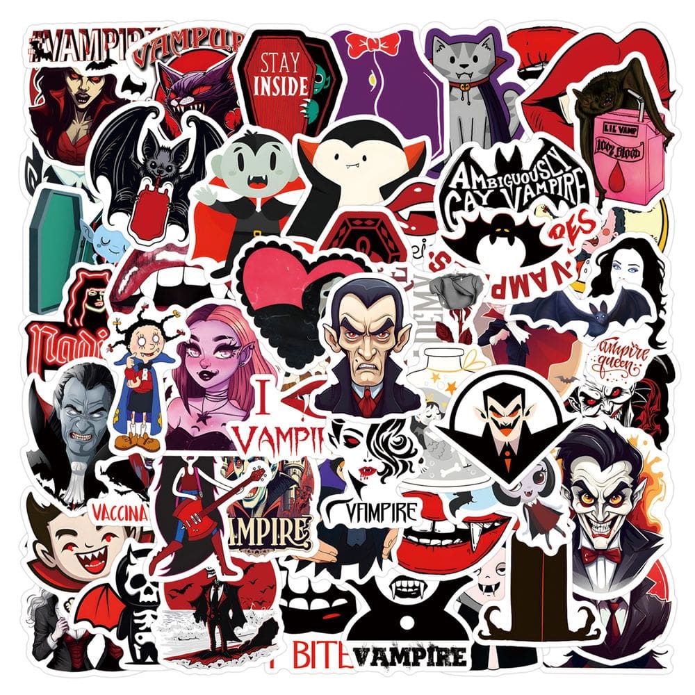 Adesivos Vampires Waterproof Vinyl Anime 55 unidades/lote 5-7 cm