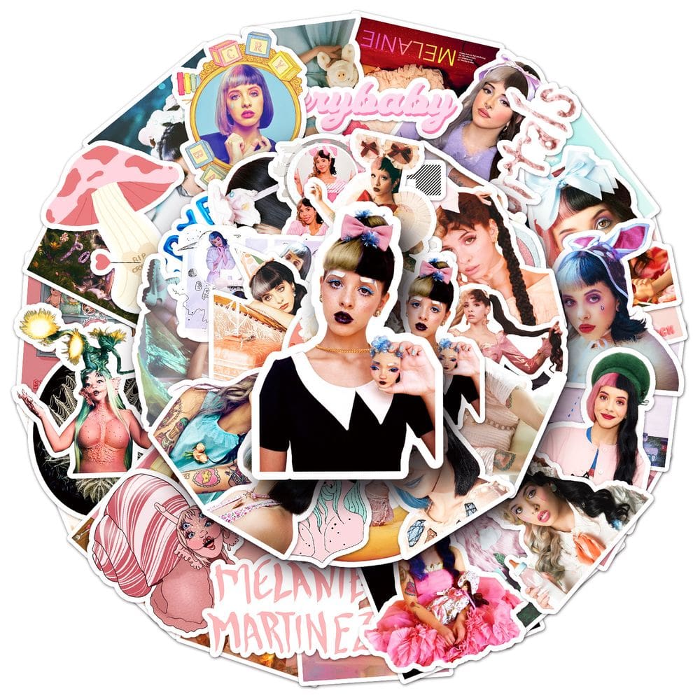 Adesivos Melanies Martinez, vinil impermeável, anime, 50 unidades