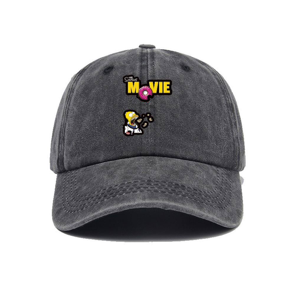Boné de beisebol Simpsons Anime Snapback Denim 55-62cm