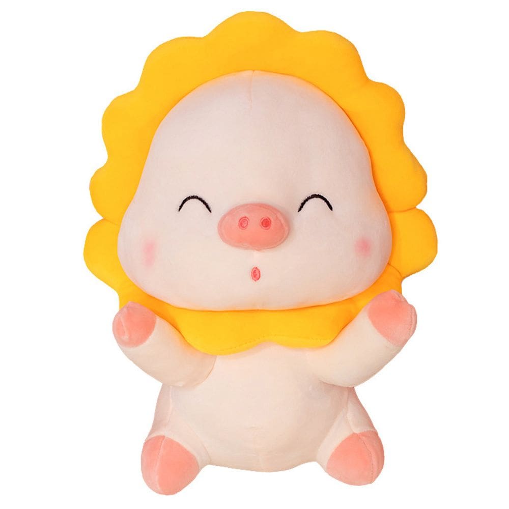 Boneca de brinquedo de pelúcia Sunflower Pig 43cm para crianças