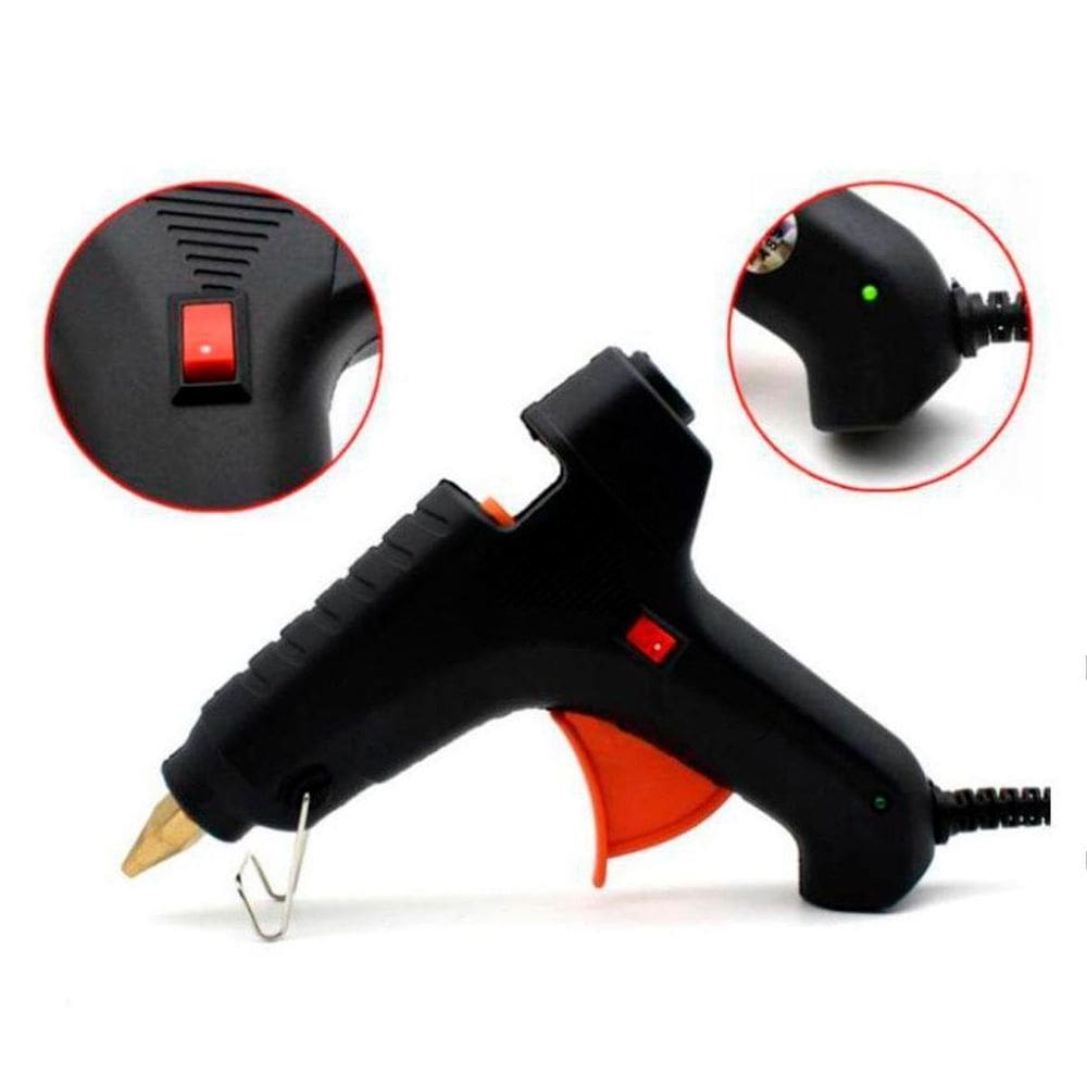 Pistola De Cola Quente 60W Para Trabalhos Artesanais