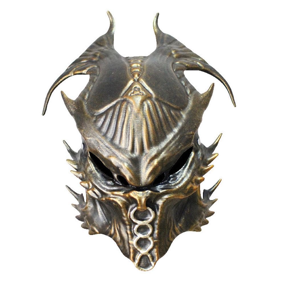 Halloween Cosplay Predators Mask, capacete, resina para adultos