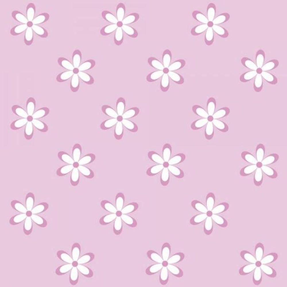Papel De Parede Infantil Flores Margarida