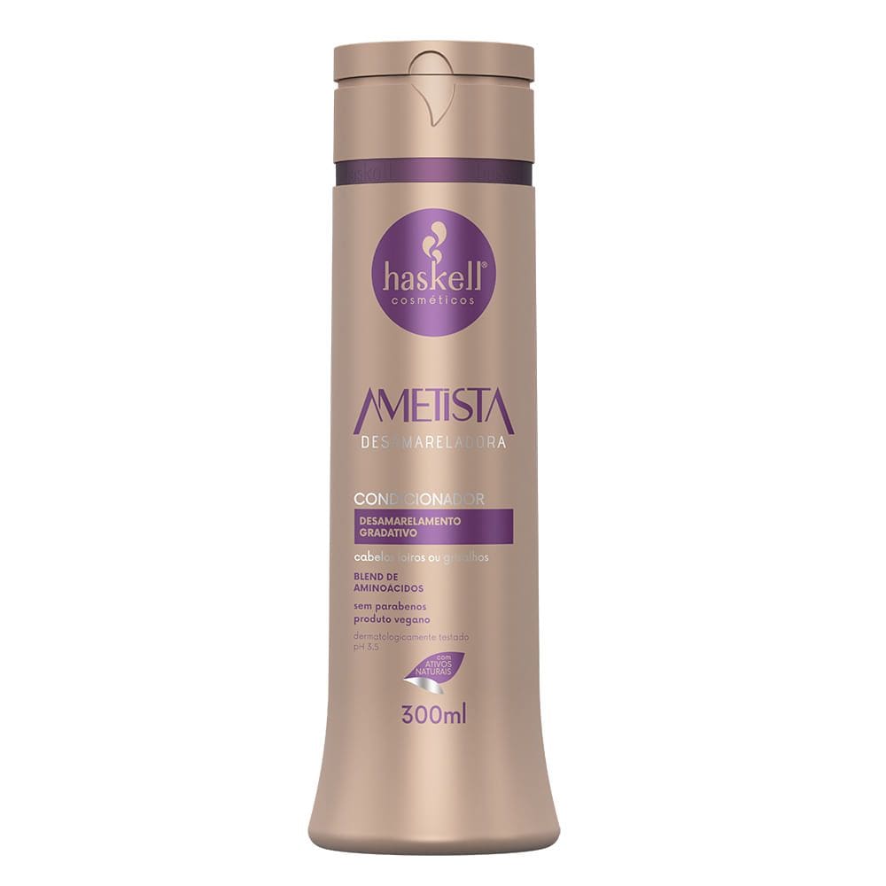 Condicionador Desamarelador Haskell Geo Active Ametista com 300ml