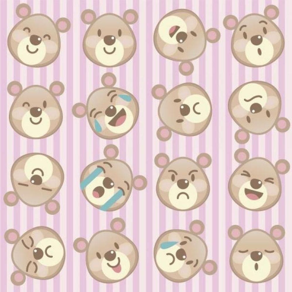 Papel De Parede Infantil Ursinho Divertido