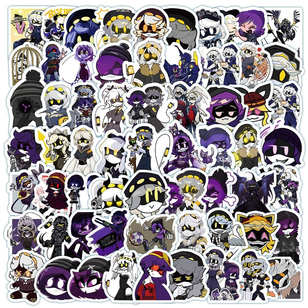 Adesivos Murders Drones Seasons em vinil impermeável 100 unidades