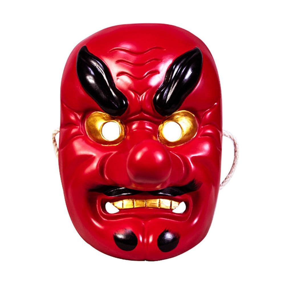 Máscara Cosplay Samurai, Halloween, Carnaval, Resina de Páscoa