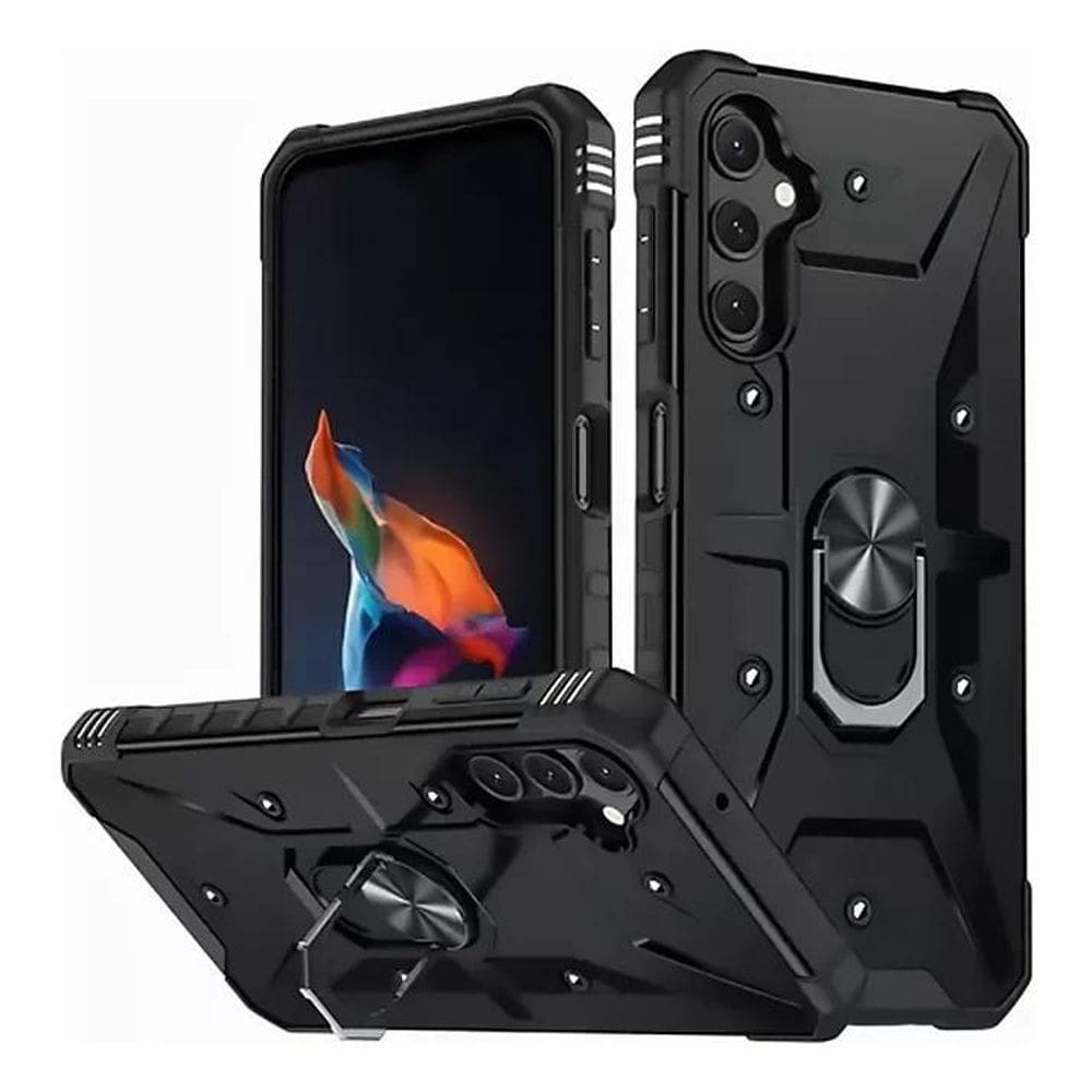 Capa Samsung Anti-Impacto Com Anel: Proteção - Azul S23 Plus