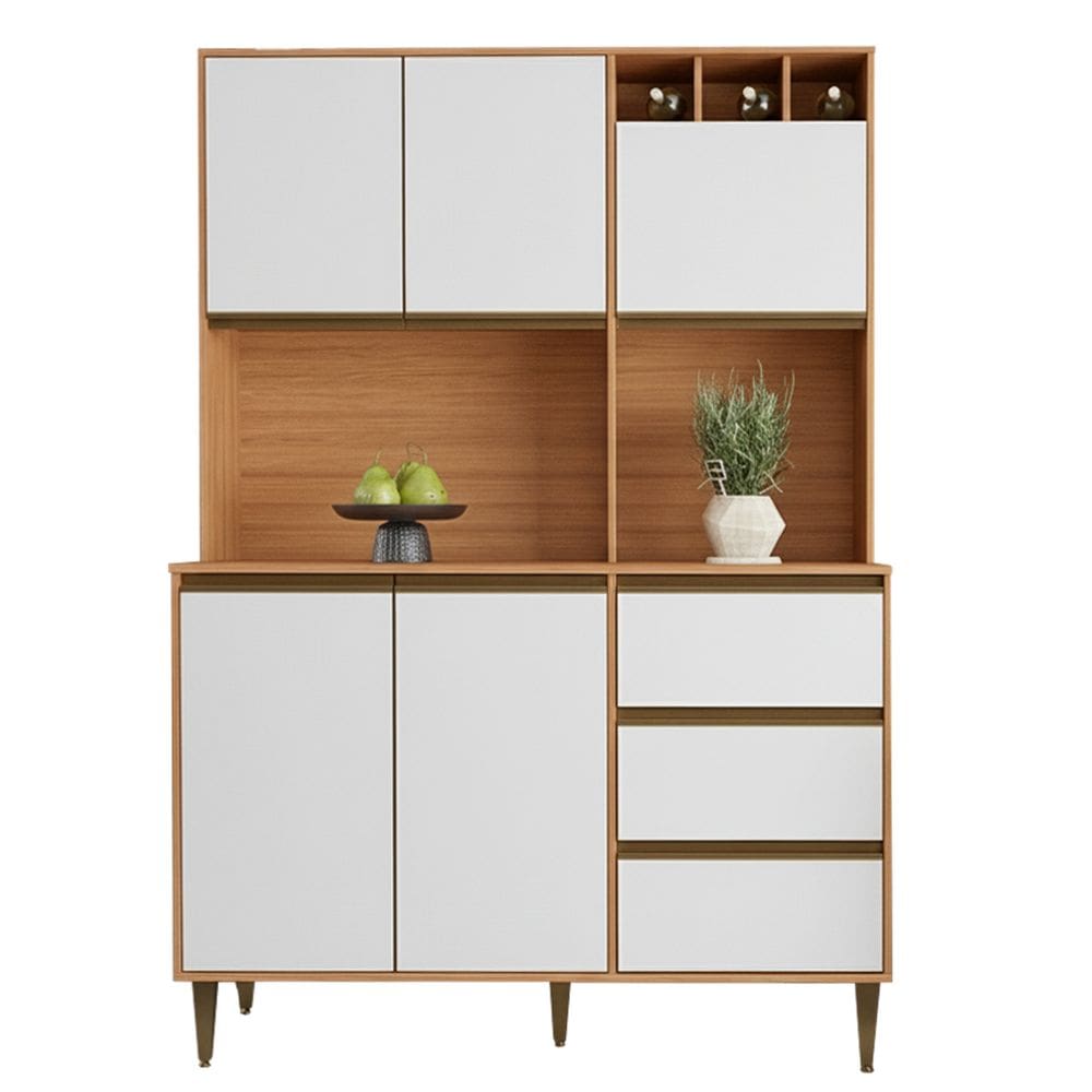 Armário De Cozinha Completa 5 Portas 3 Gavetas Itália