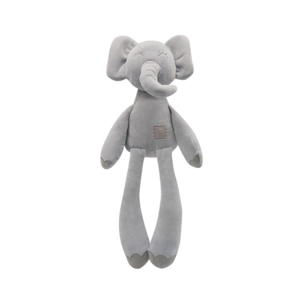 Brinquedo de pelúcia de elefante de pelúcia para crianças, pernas longas, 36 cm