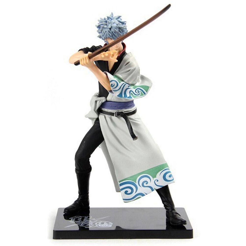 Coleção de brinquedos de figuras de anime Gintama Sakata Gintoki 16cm