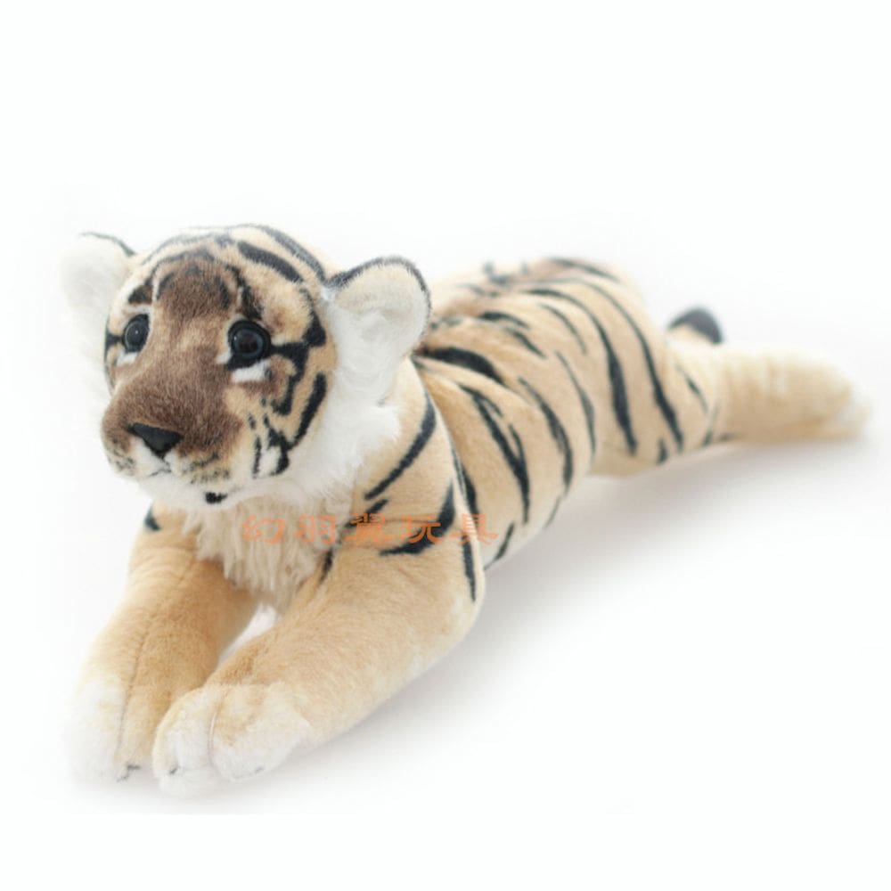 Boneca de pelúcia White Tiger de pelúcia para crianças de 30 cm
