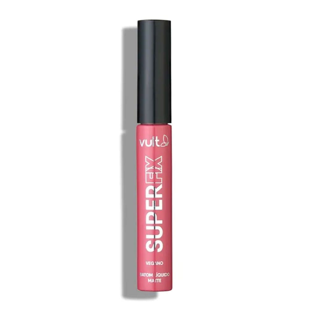 Batom Líquido Matte Vult Super Fix Cor Rosa Queimado 5ml