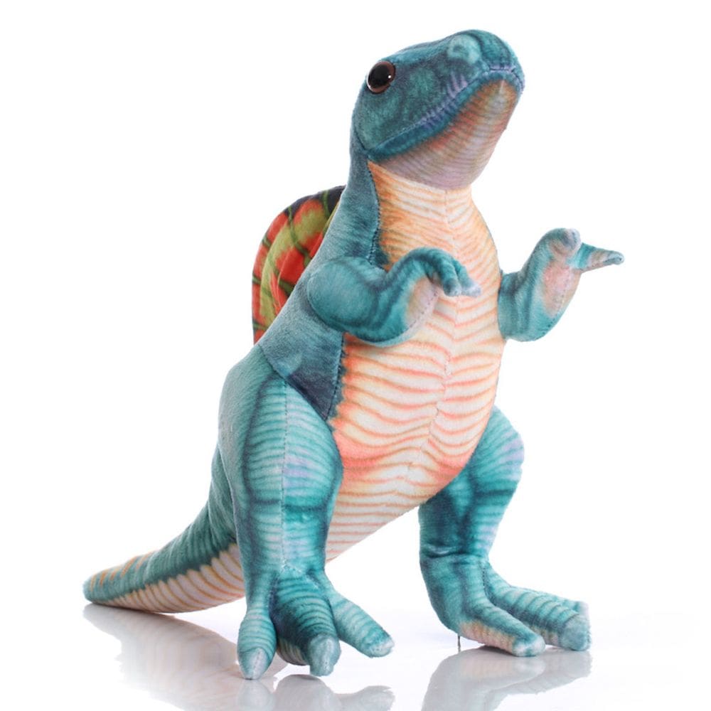 Boneca de brinquedo de pelúcia Tyrannosaurus Green 26 cm em algodão e pelúcia