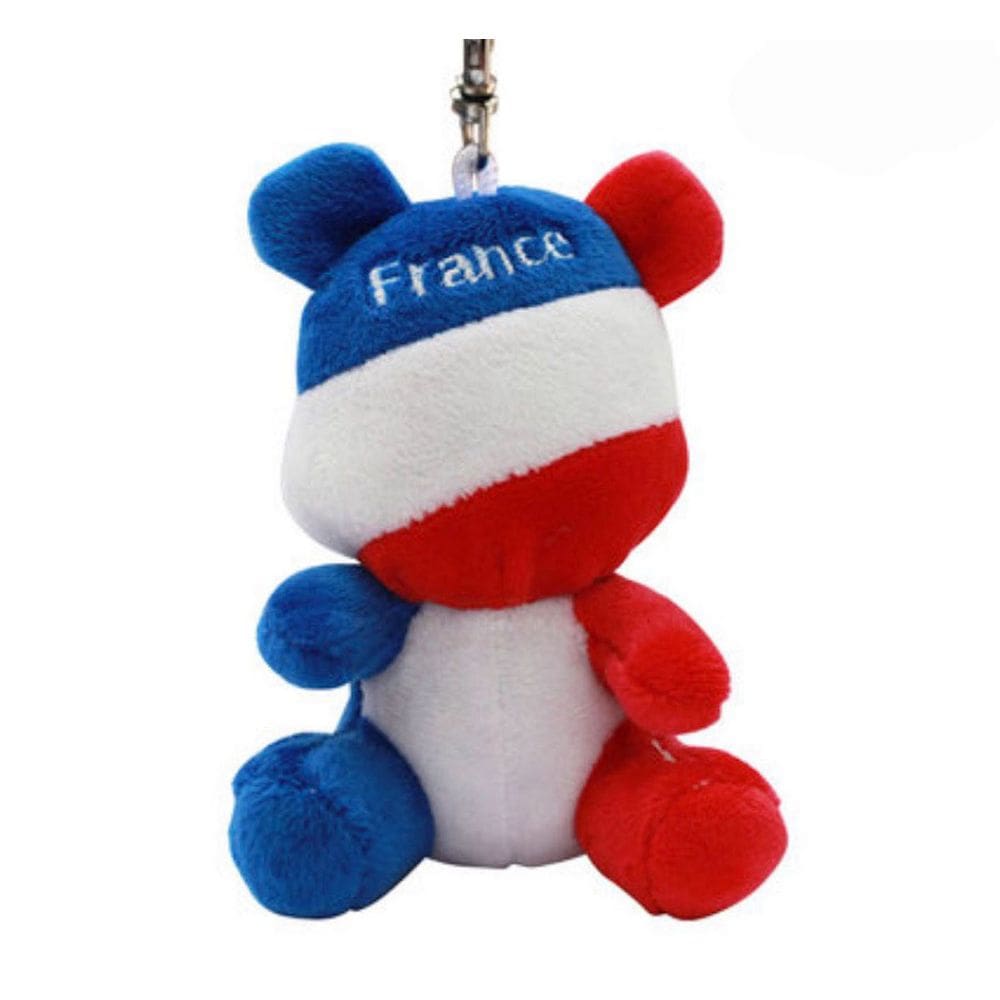 Pingente de chaveiro esportivo comemorativo da bandeira da França 2016