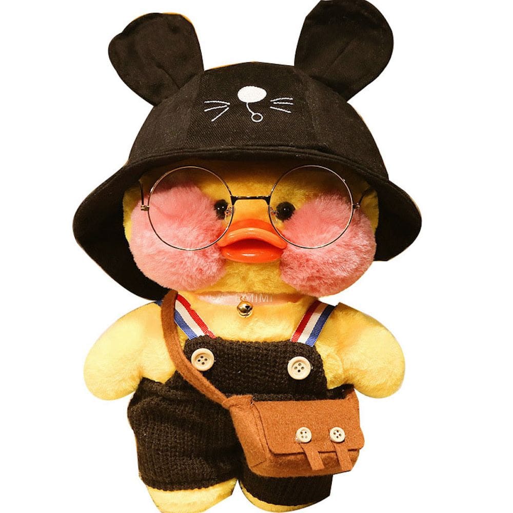 Boneca de pelúcia Kawaii Yellow Duck 30 cm com ácido hialurônico