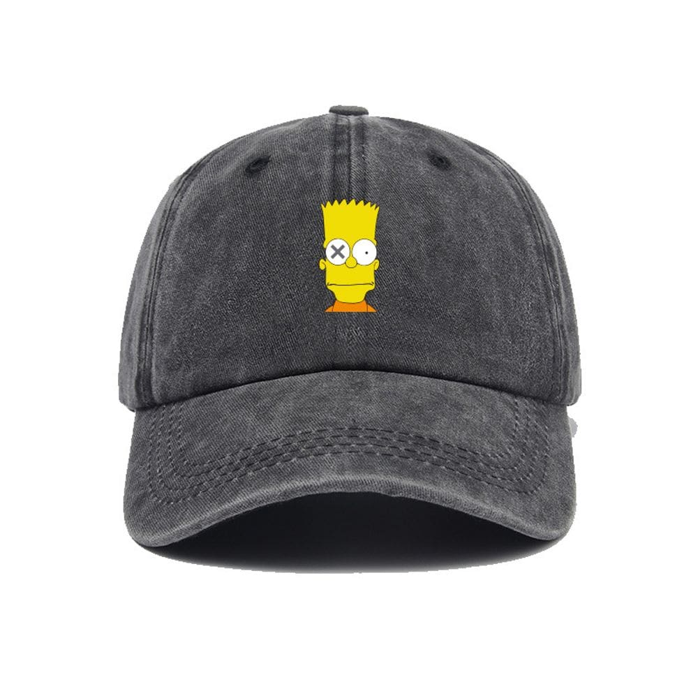 Boné de beisebol Simpsons Anime Trucker Hat para crianças 56-58cm