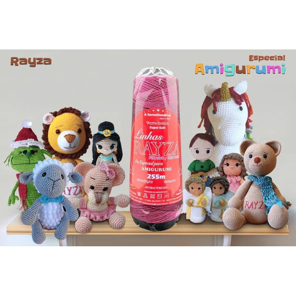 Linha Rayza Ideal Para Amigurumi - Cor 013 Vinho