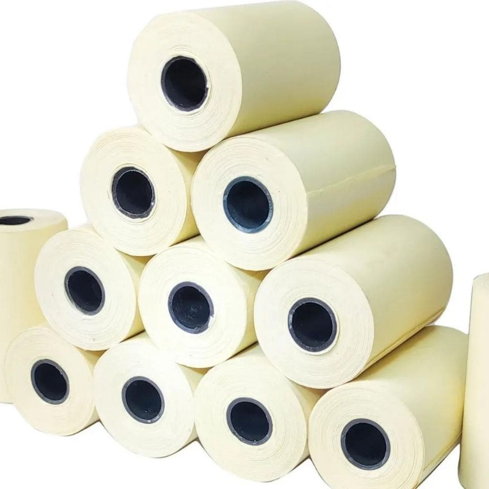 Bobina Térmica 57X20 C/100 Un Amarela 57/58Mm P/Maquininha