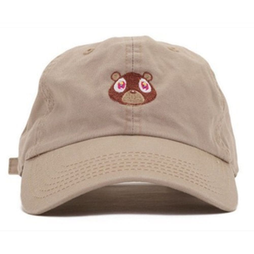 Boné de beisebol Kanye West Bears Anime Snapback Cotton 56-58cm