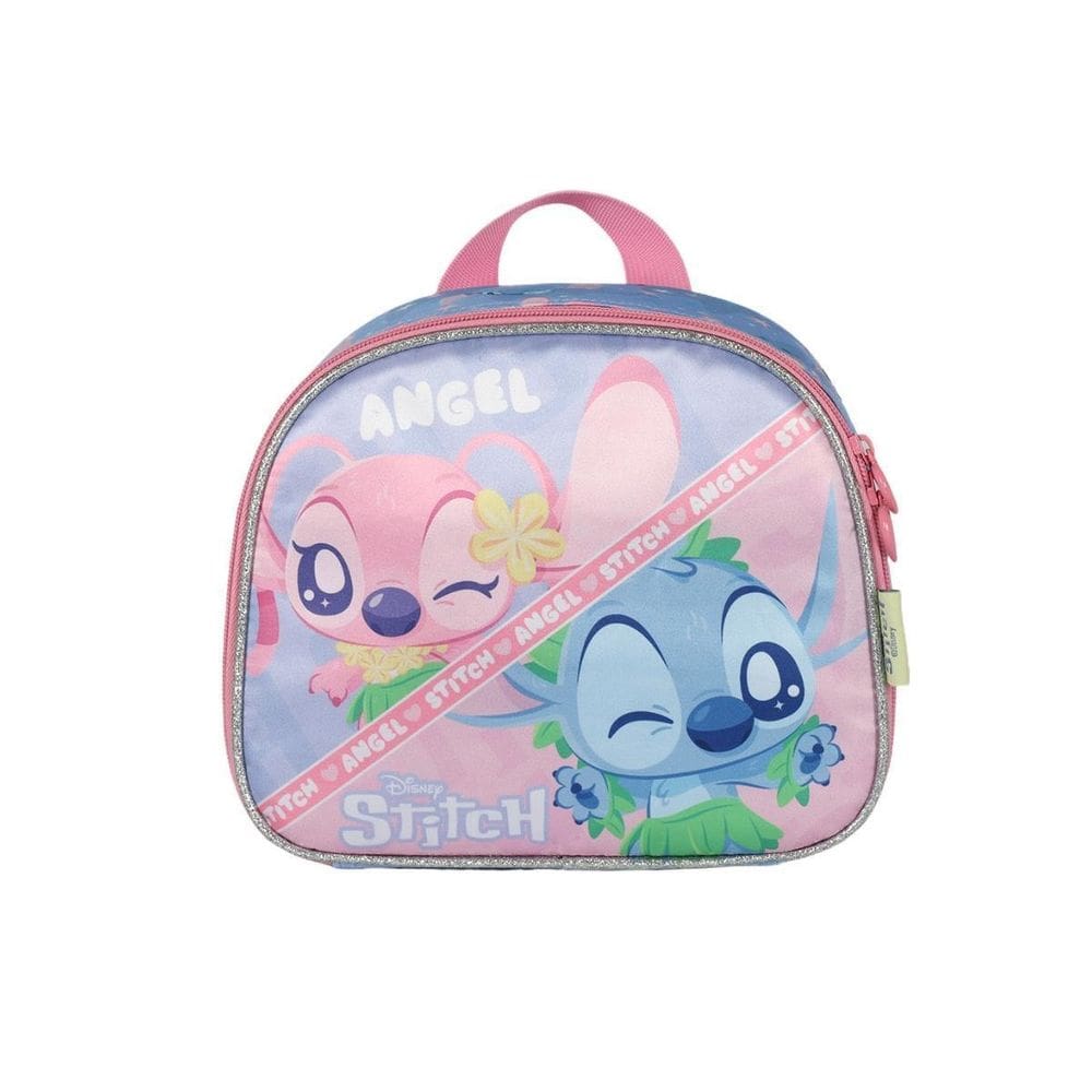 Lancheira Stitch Térmica Infantil Meninas Escolar Passeio