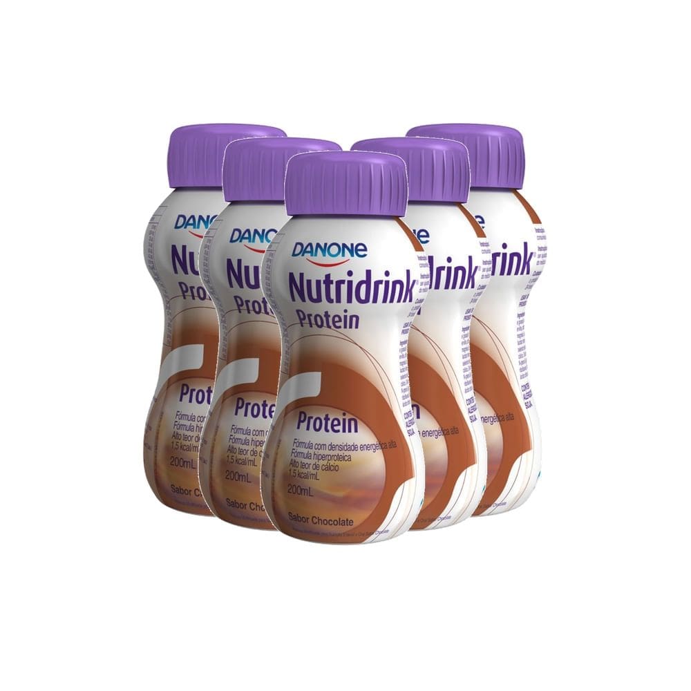 Kit 5 Nutridrink Protein Chocolate 200ml