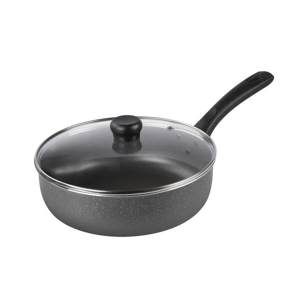 Frigideira Funda Com Tampa Stone 24cm - Antiaderente - Panex