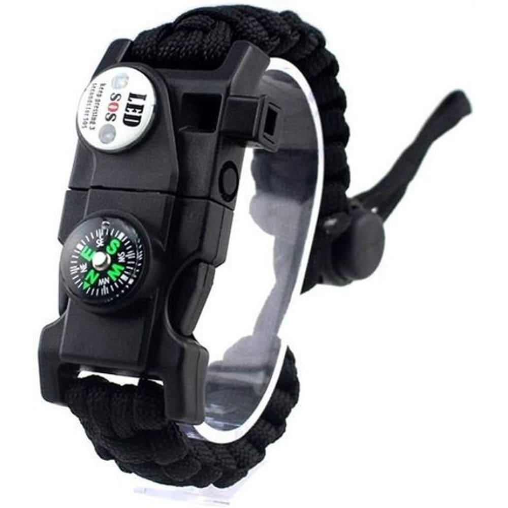Pulseira Paracord Multifuncional 20Em1 Sobrevivência Camping