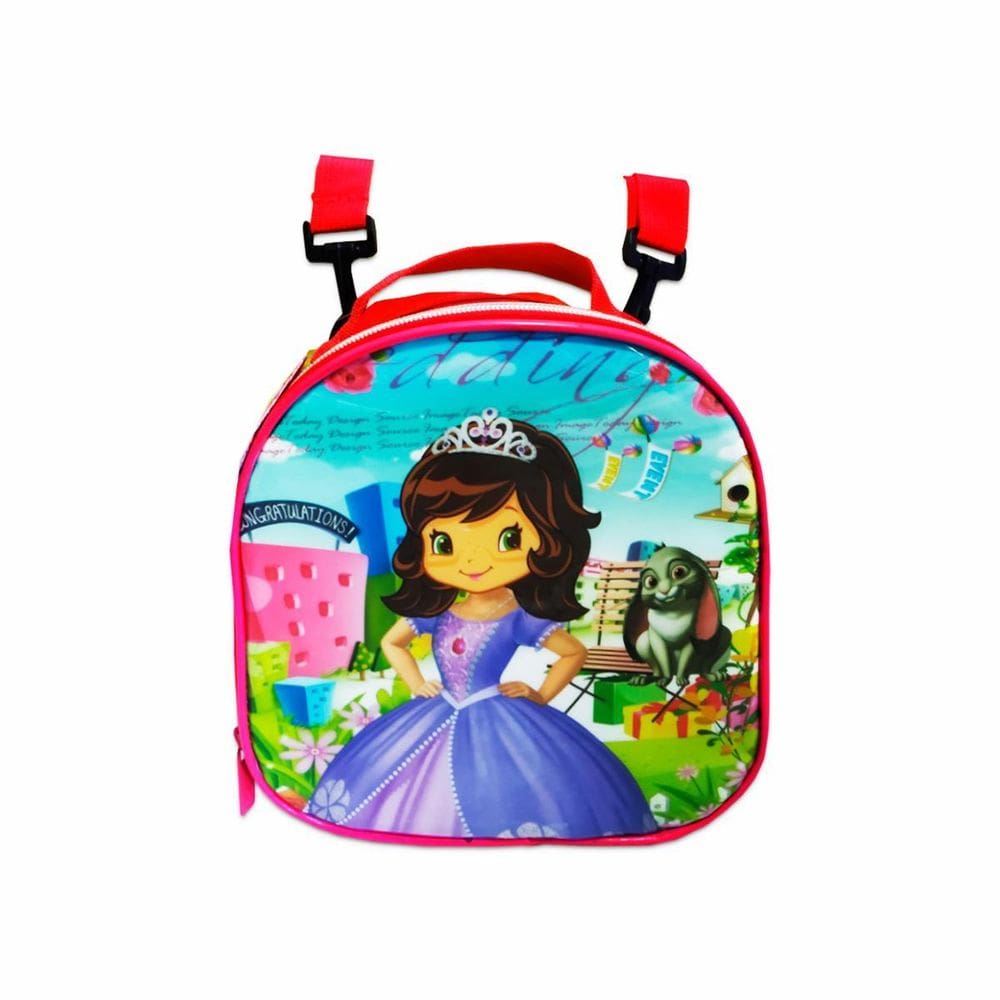 Lancheira Escolar Yepp Kids Meninas Princesa Vermelho