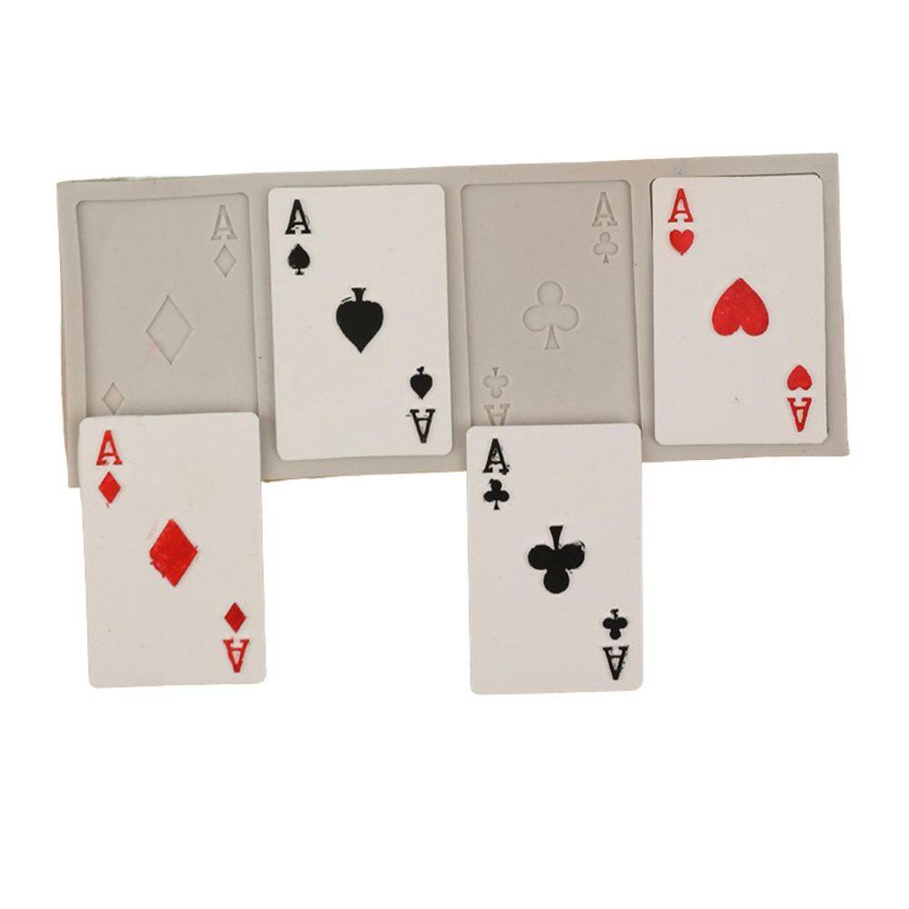 Molde Silicone Baralho Cartas Carteado Cassino Jogo Buraco