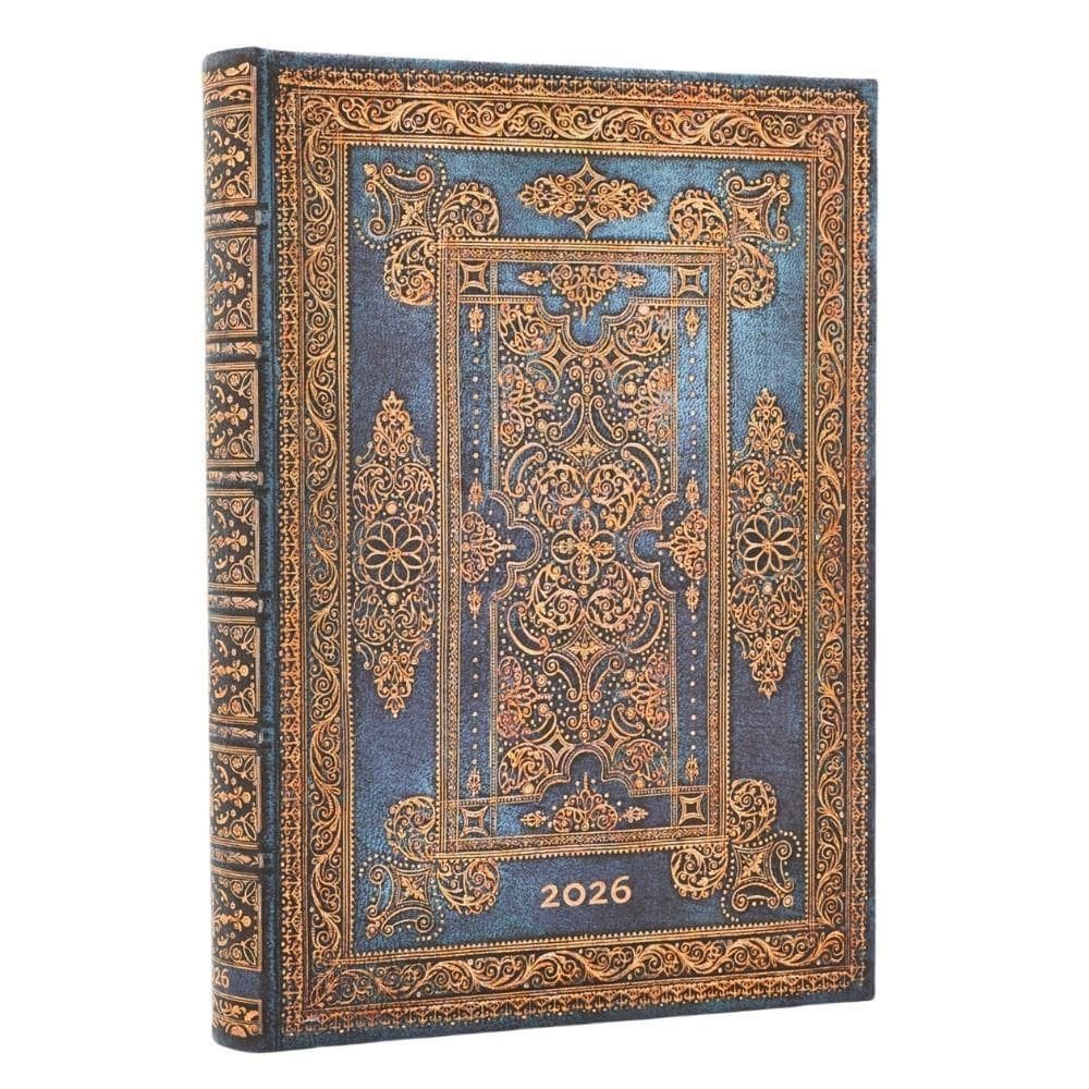 Agenda Paperblanks 2026 Blue Luxe Midi Diaria
