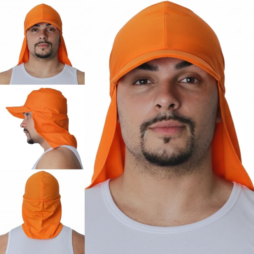 Touca de Soldador Brim Legionário Com Aba Proteção Solar Maicol