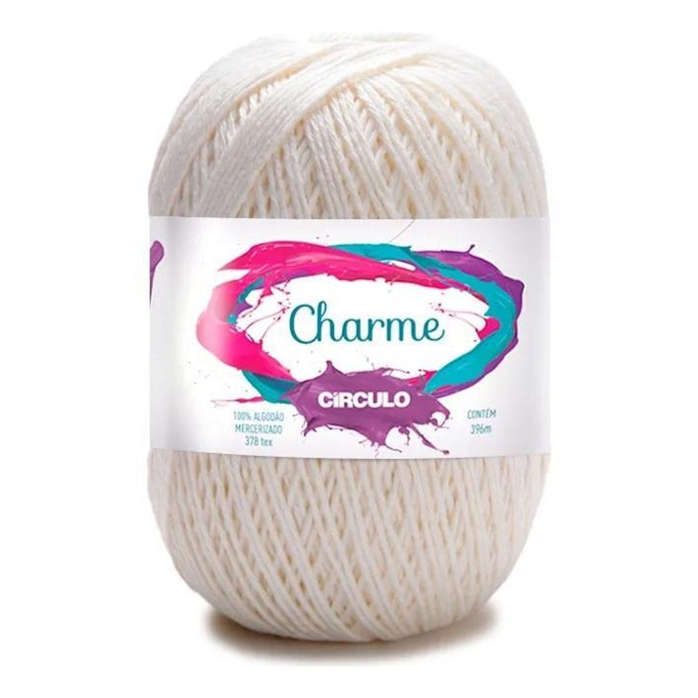 2X Linha Charme Artesanato Em Crochê E Tricô - Circulo Cor 8