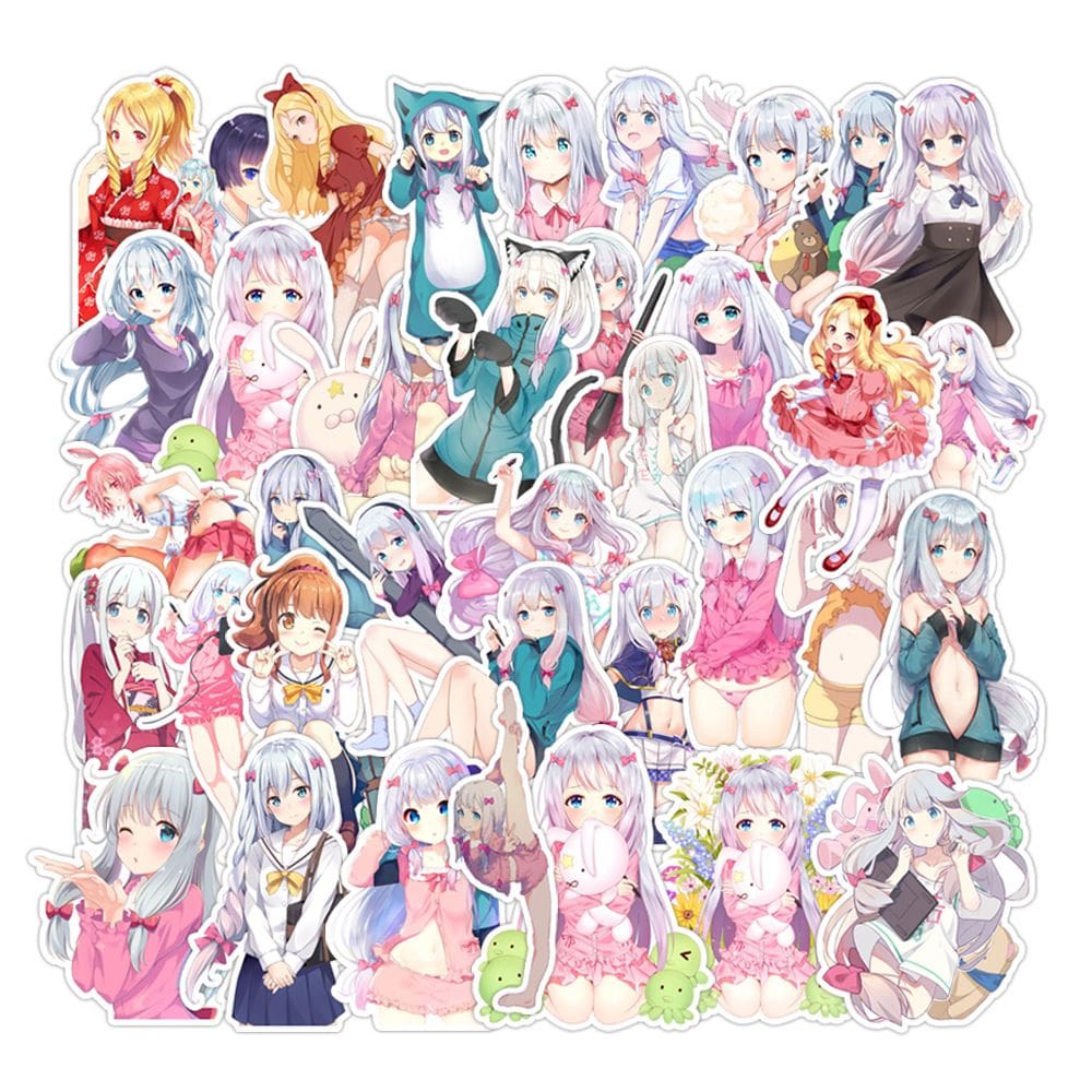 Adesivos Eromangas Senseis Izumis Sagiris 37 unidades à prova d`água