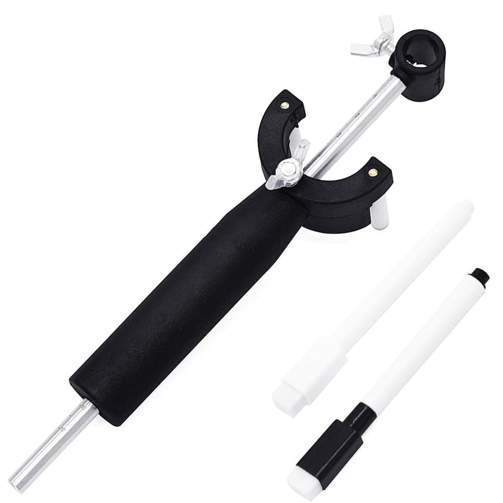 Gabarito Marcador Circular Compasso Madeira Metal Plástico