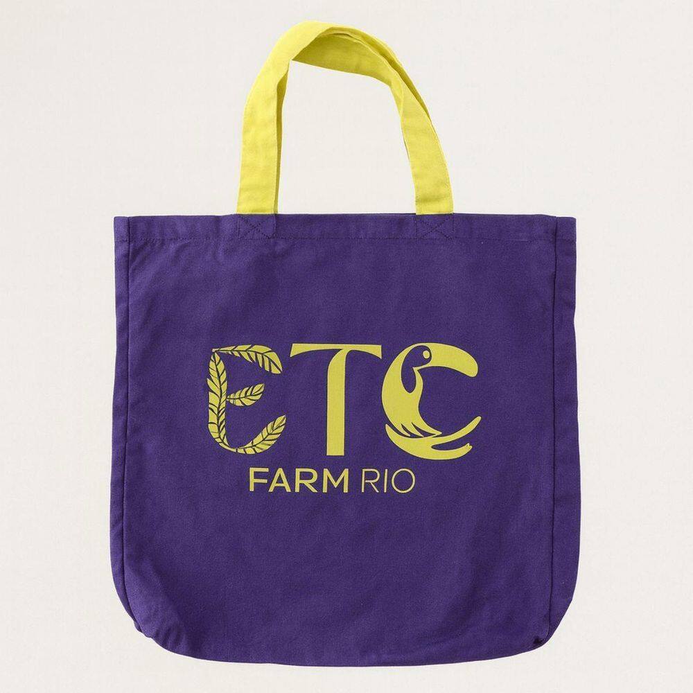 Bolsa Farm Totebag Sacola Lilás