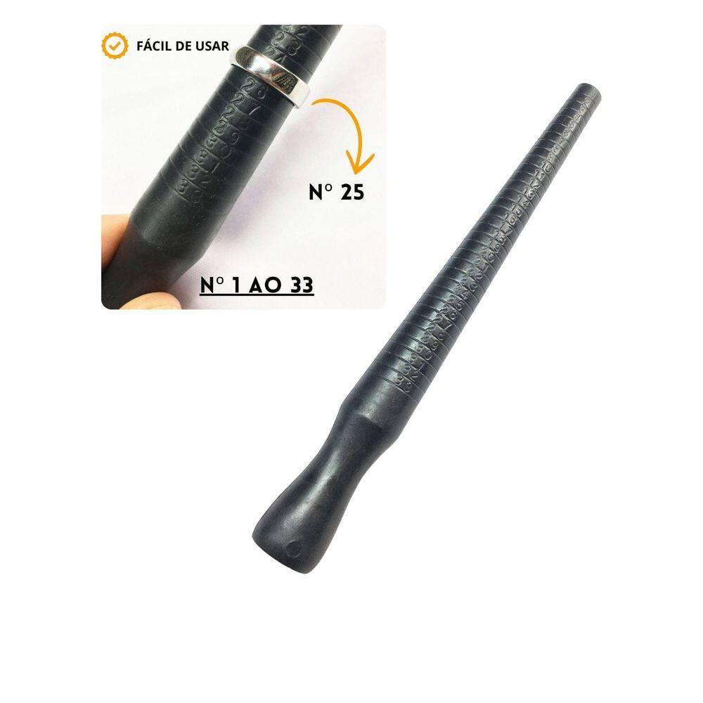 Bastão Plástico Pau Medir Anel Aliança Medidas 1º À 33º