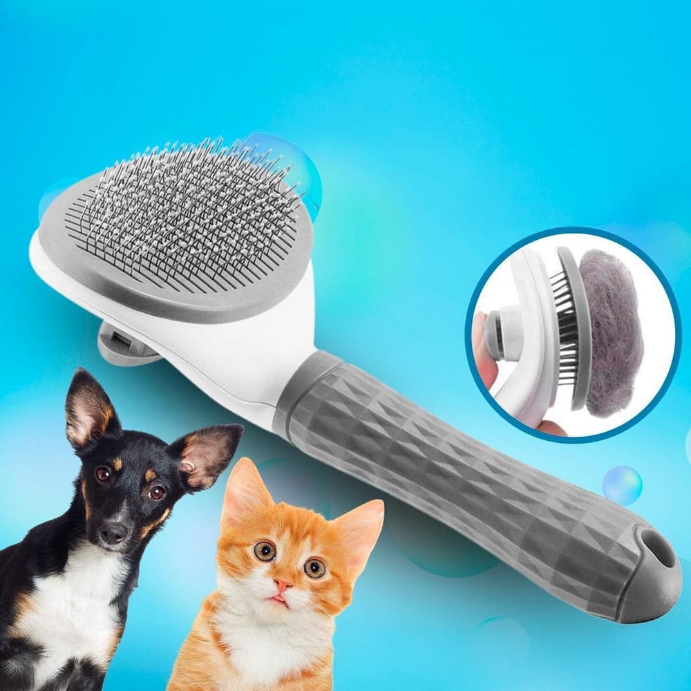 Escova Removedor Para Pets Gatos E Cães Remove Pelos