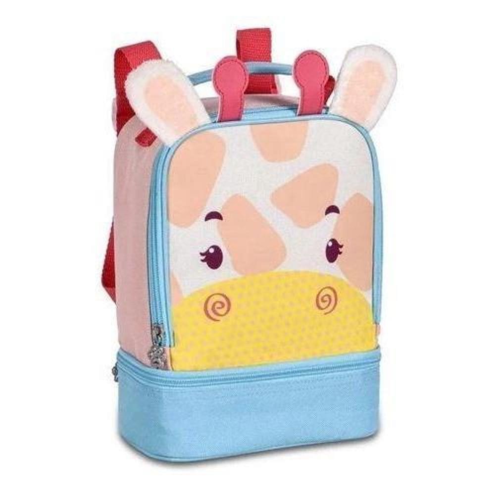 Lancheira Térmica Infantil Escolar Passeio Costas Girafa