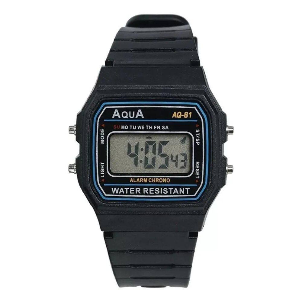 2X Relógio Retro Digital De Pulso Marca Aqua Aq 81 Barato