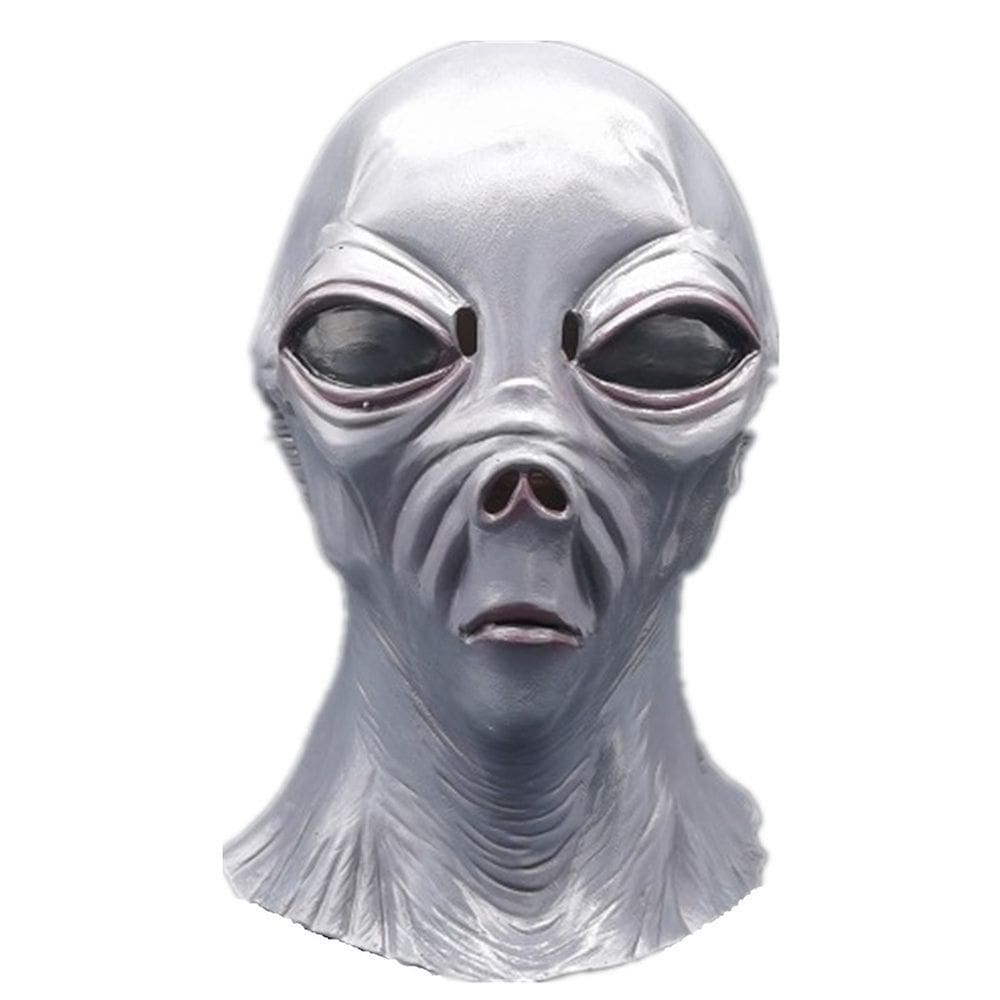 Mask Scary Alien Headgear Latex Face Cosplay Traje de Cosplay Facial