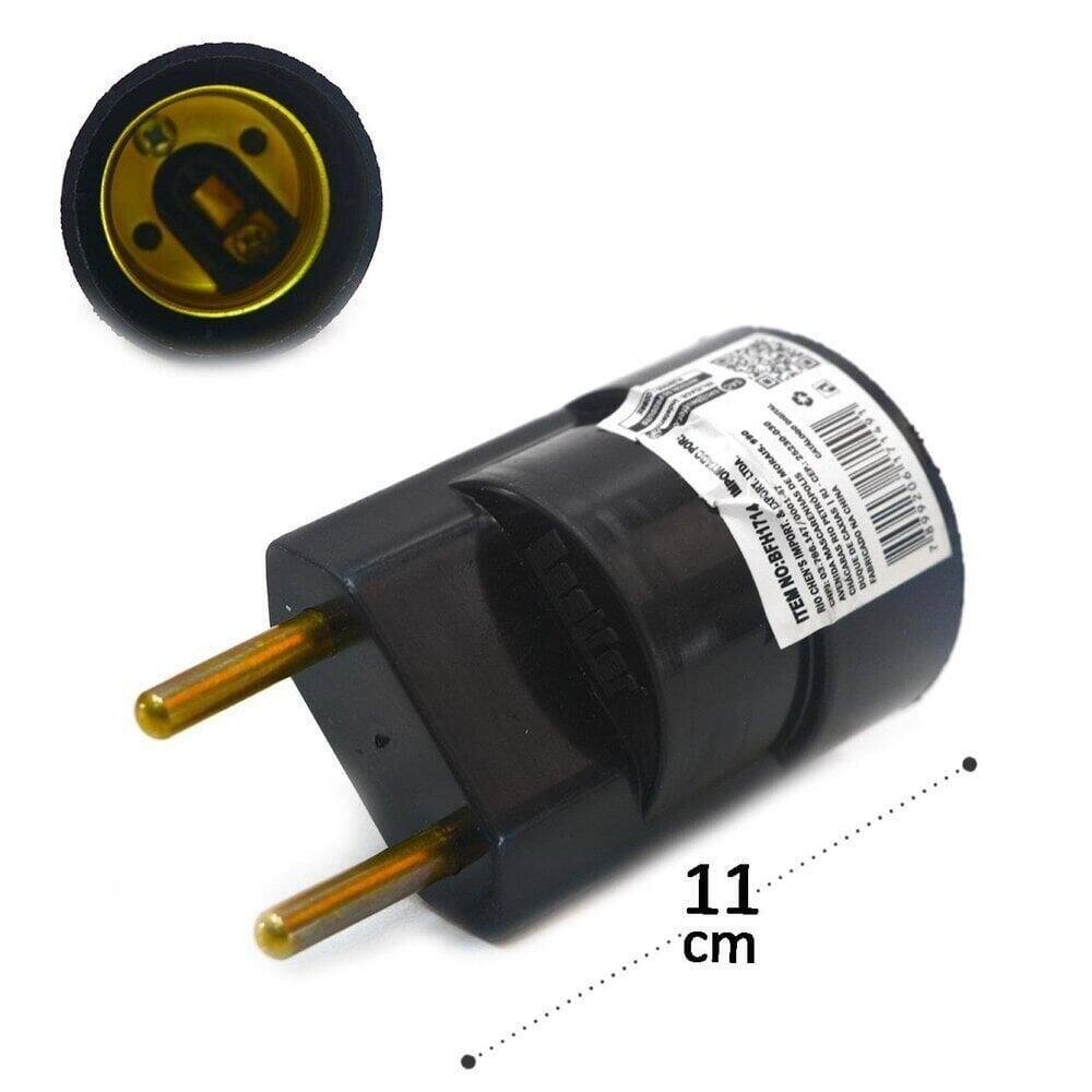 Soquete E27 Para Lâmpadas Adaptador Para Tomada - Tudo em Caixa