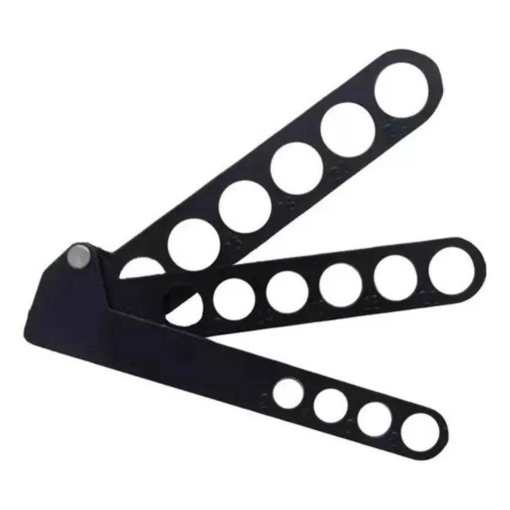 2X Medidor De Dedos Para Anel Aliança Aneleira Plástica