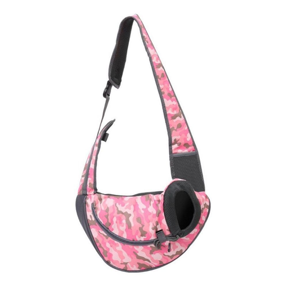Bolsa Para Passeio Ombro Para Transporte De Pets Rosa