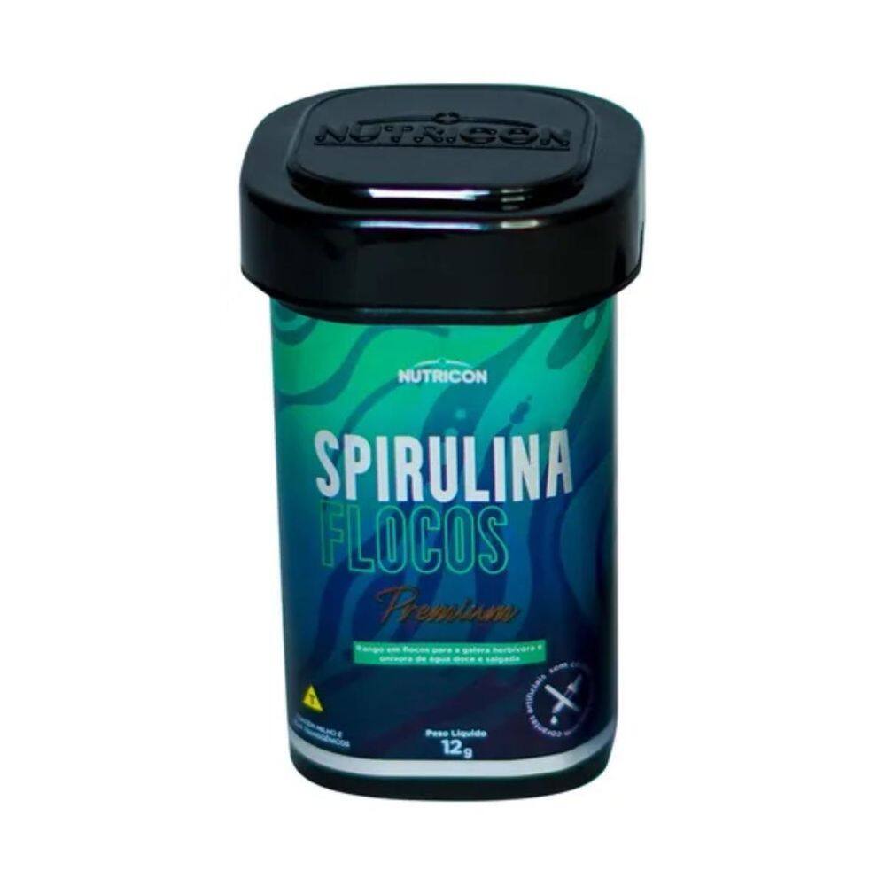 Ração Nutricon Spirulina Flakes 12G