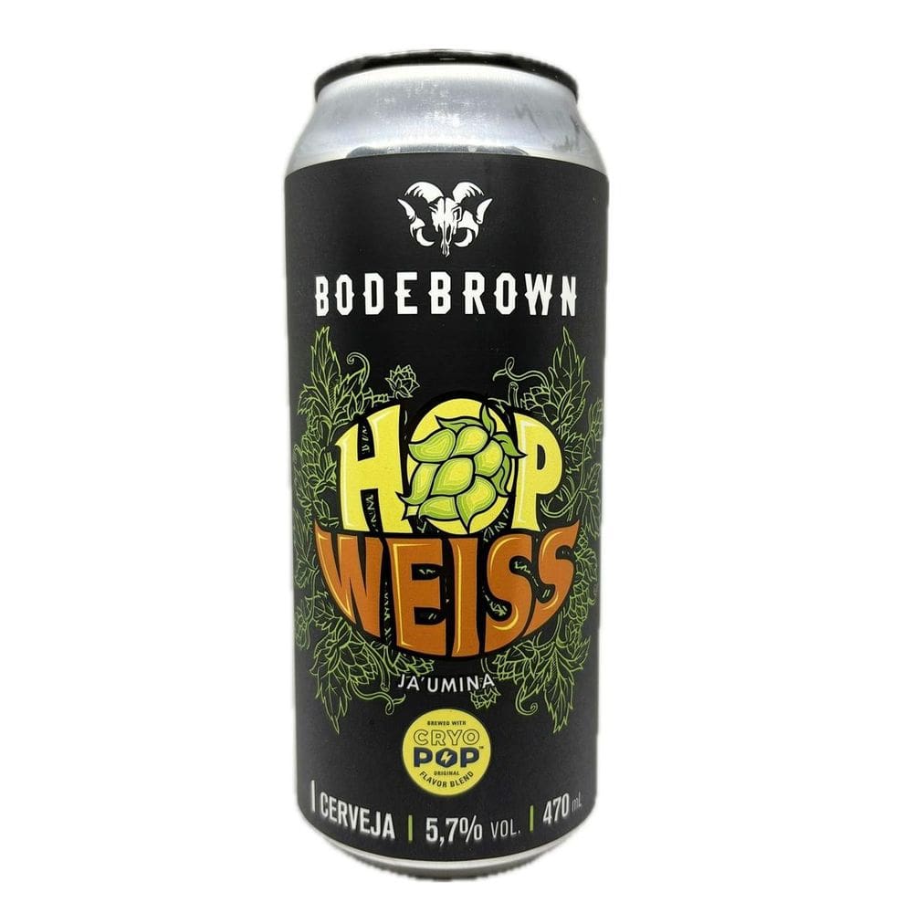 Cerveja Hop Weiss Trigo Cryo Pop Tropical Bodebrown 470Ml