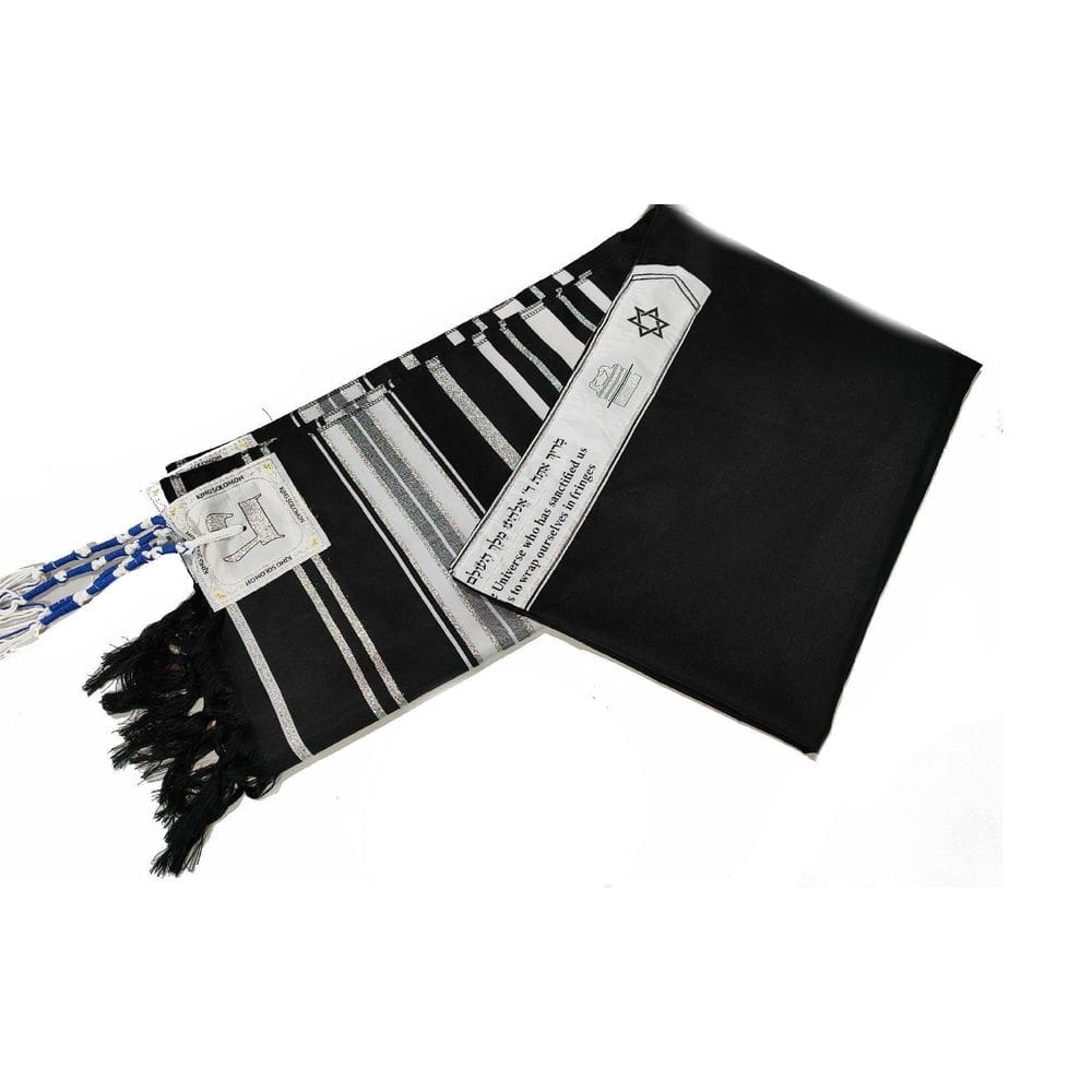 Talit Ortodoxo Rei Salomão 55 X 180 Cm - Importado Israel
